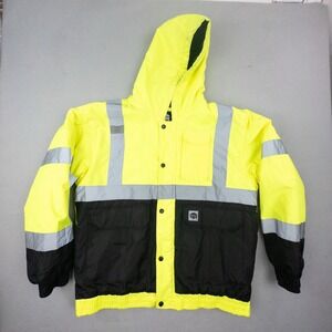 Buffalo Outdoors High Visibility Reflective Safety Bomber Jacket Type‎ R Class 2